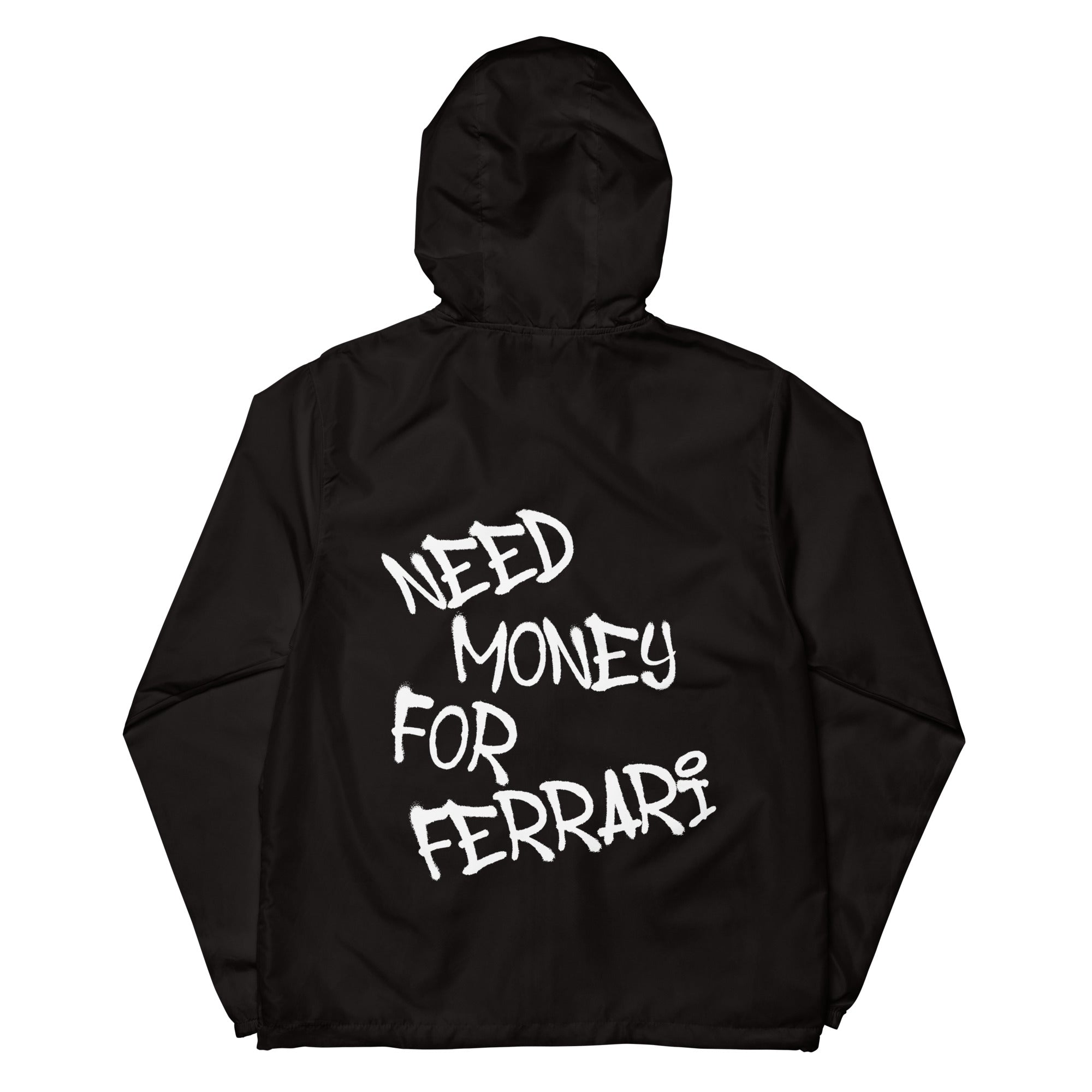 Need Money For Ferrari Black Windbreaker
